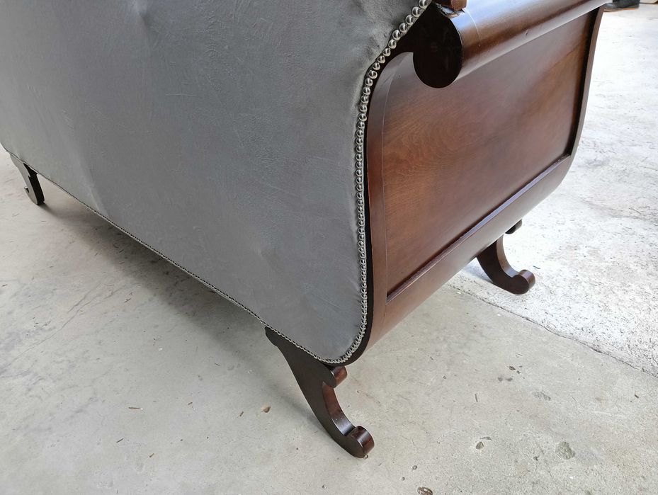 Kanapa sofa Biedermeier antyk po renowacji