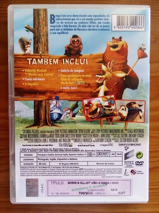 Boog & Elliot Vão à Caça (Animação) Jill Culton Roger Allers