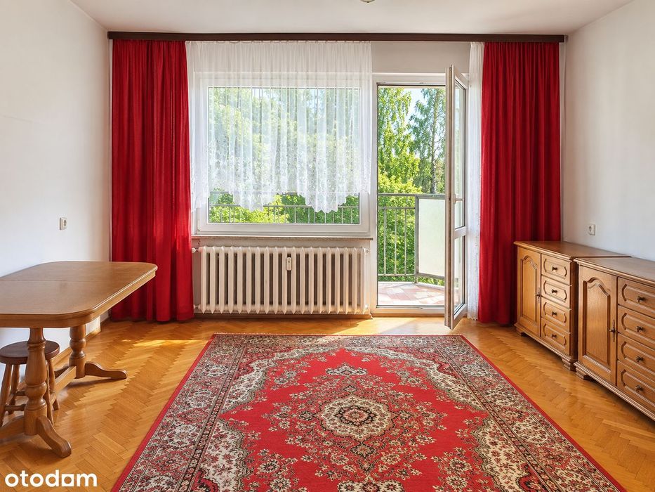 Słoneczne mieszkanie 47m2 plus loggia i duża piwnica.  Od ręki !