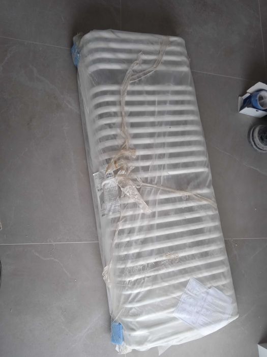 Grzejnik łazienkowy Aster  500x1216 BIAŁY 9016 BŁYSZCZĄCY