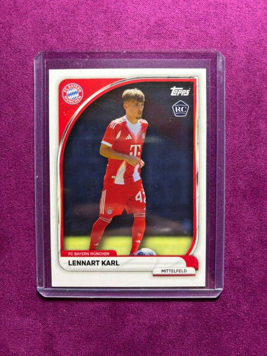 Card Rookie Lennart Karl Topps Bayern Set