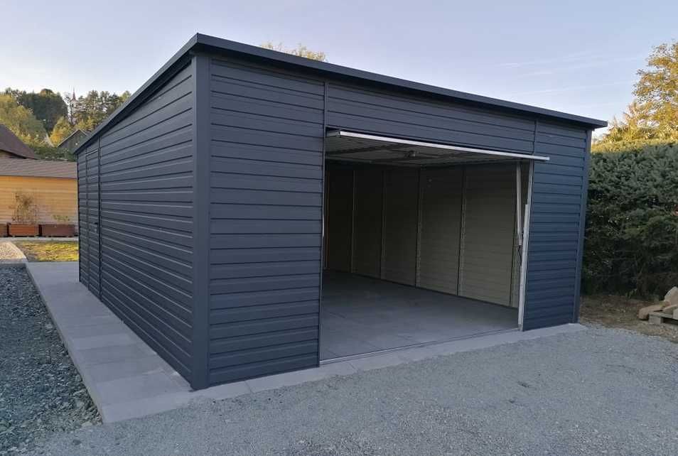 Garaż blaszany 5x6, garaże blaszane, solidna konstrukcja