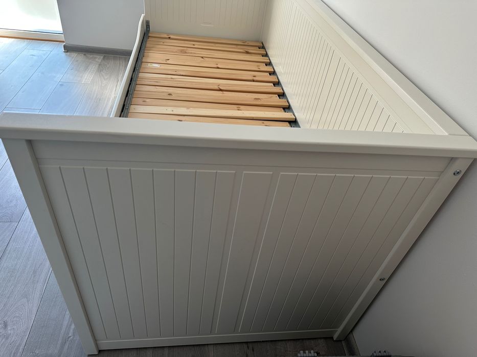 Łóżko Ikea z materacami, Hemnes leżanka ikea łóżko rozkładane