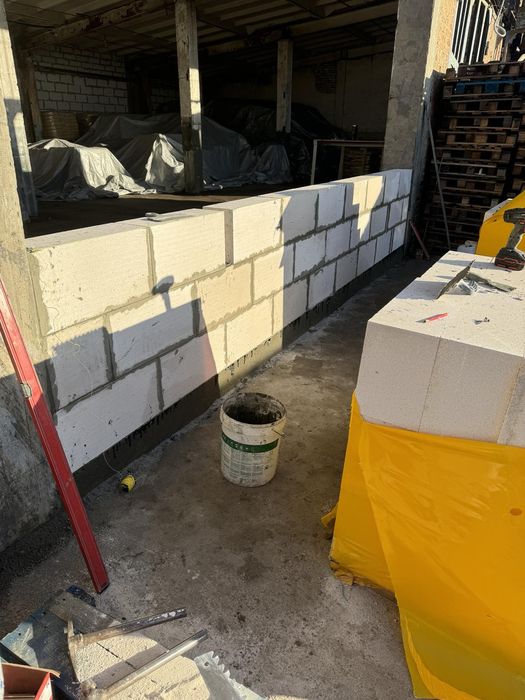 Кладка газобетона .Каменщики,бутовщики,бетонщики.