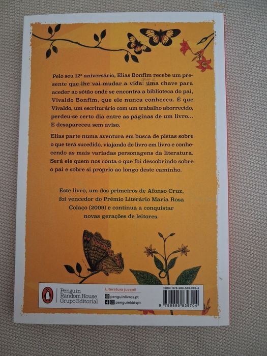 Os livros que devoraram o meu pai, Afonso Cruz