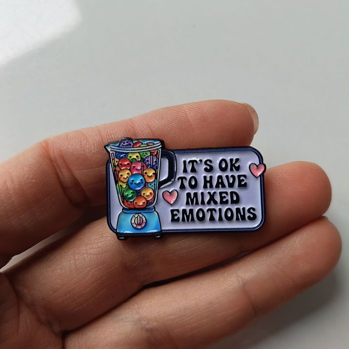 Pin neuroatypowy mixed emotions