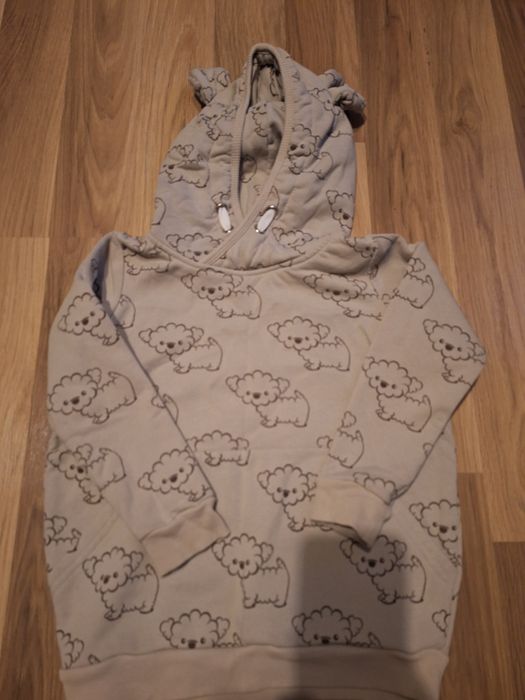 Zezulla bluza zzz z uszami, 116 ciepła