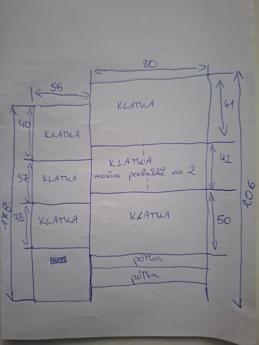 Trzy regały dla ptaków, akcesoria, karma