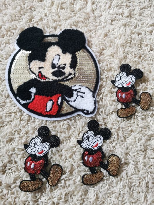 Naszywka Mickey cekinowa duża