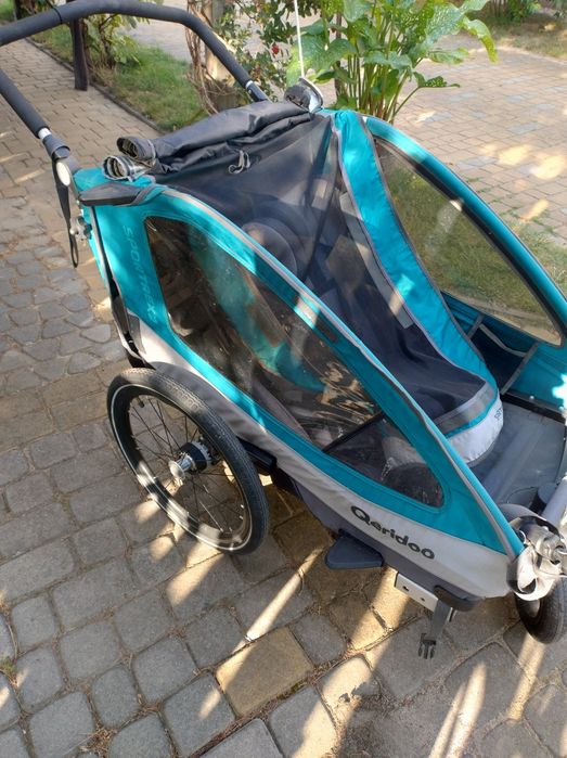 Wózek do roweru qeridoo sportrex 2 riksza przyczepka