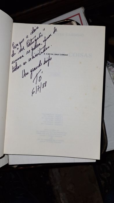 Miguel Esteves Cardoso a causa das coisas livro 6 edição