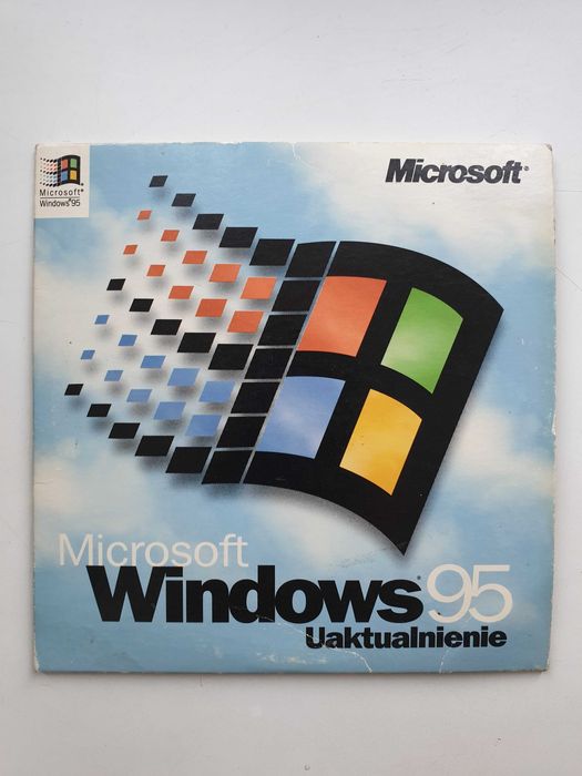 Windows 95 PL Uaktualnienie Upgrade CD – Oryginalny Nośnik Microsoft Retro PC