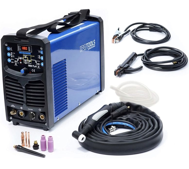 Nowa spawarka WIG inwertorowa AC DC 180A, zapłon HF, puls, aluminium!