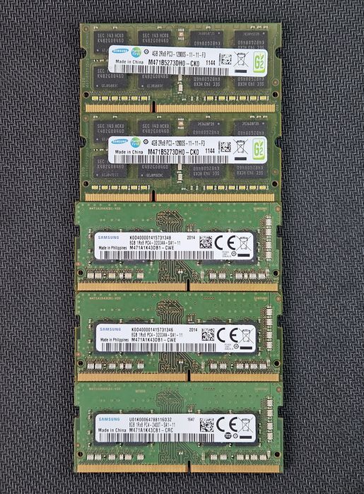 Оперативна пам'ять ноутбука DDR3 / DDR4