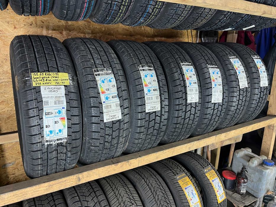 GS1457 Нові зимові шини 195/65r16c GoodYear Cargo UltraGrip Одиночка