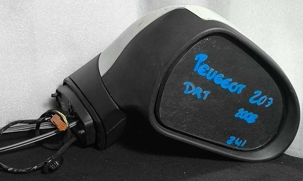 Espelho Retrovisor Direito 96806501XT - PEUGEOT 207/207+