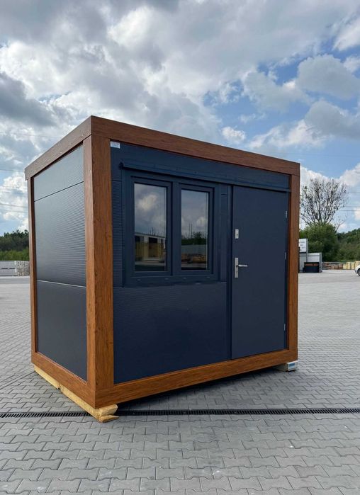 Domek ogrodowy 3x2 płyta PIR 120mm, kontener, stróżówka