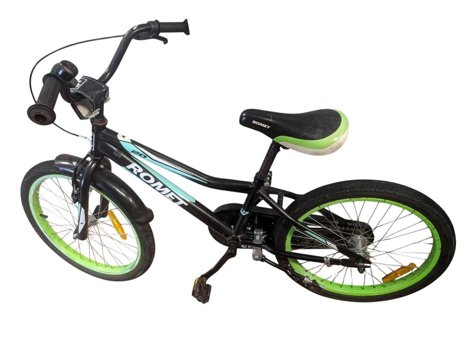 Rower ROMET KID 20 TOM zielono czarny