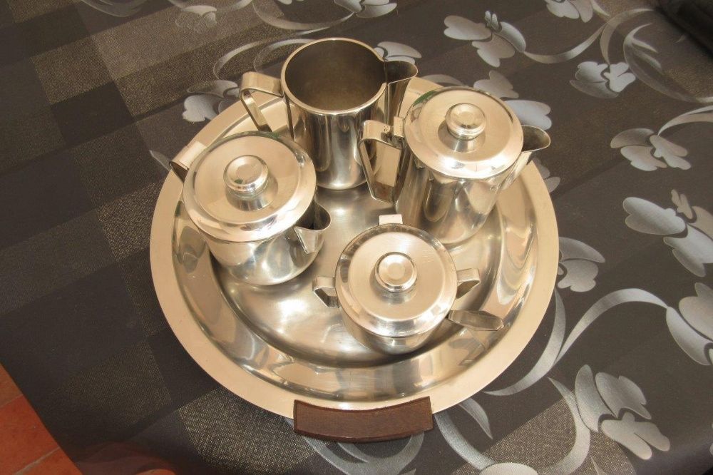 Serviço de chá em inox