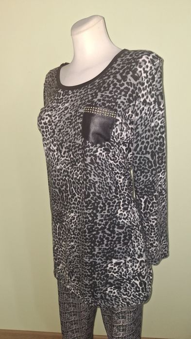 Bluzka tunika w panterkę XL/XXL raczej L