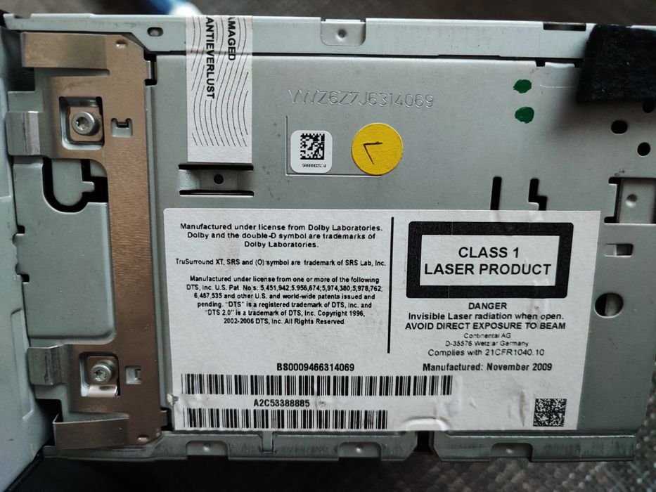 VW Touareg radionawigacja