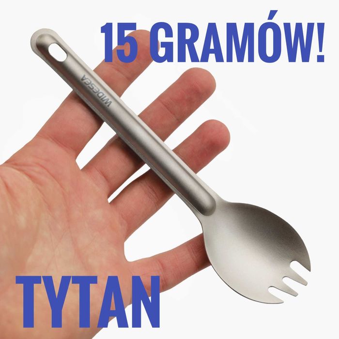 SPORK TYTAN tytanowy Widesea lekki ultralight