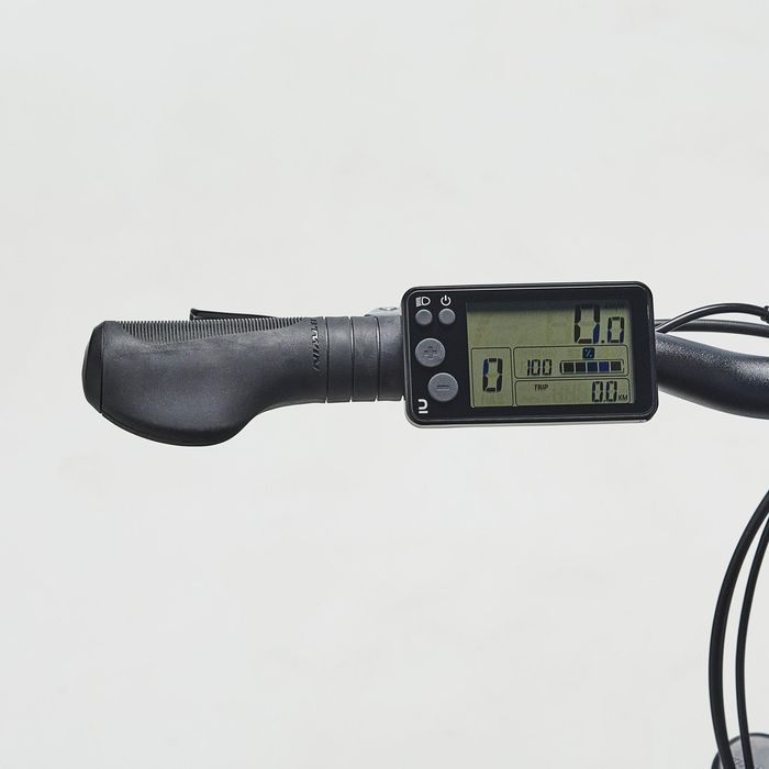 Bicicleta de Trekking Elétrica Quadro Alto Riverside 520 E Cinzento