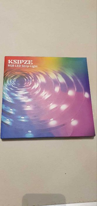 Taśma LED RGB z pilotem – zestaw, nowa