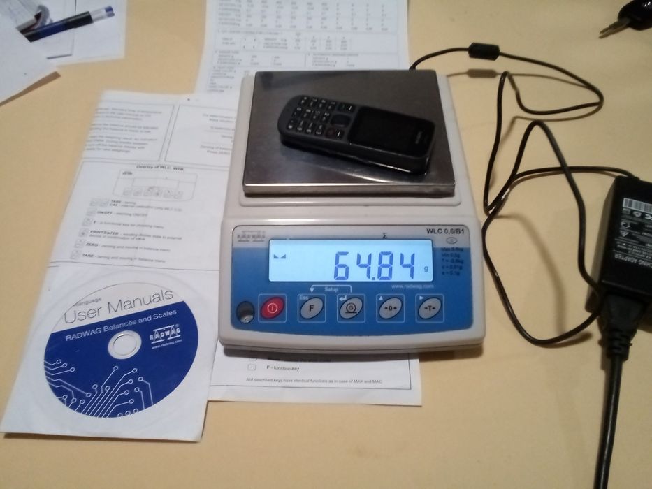 Balança digital de precisão WLC 0,6/ B1 Certificada.