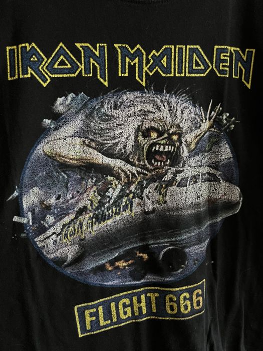 T-shirt Vintage Iron Maiden Flight 666