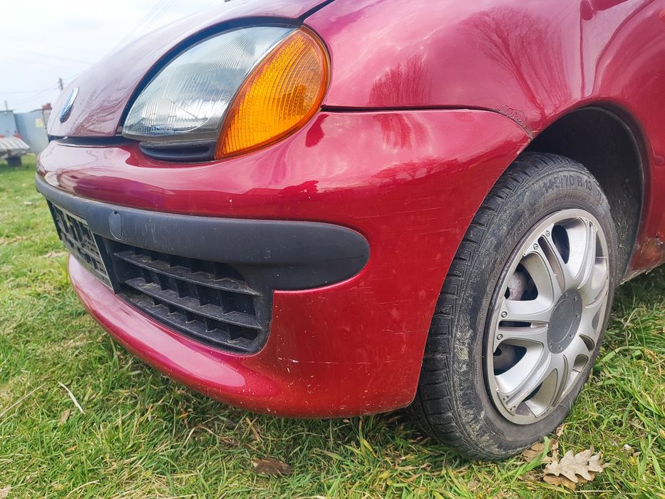 Zderzak przedni Seicento bordo kod lakieru 132f