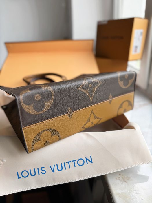 Сумка жіноча шопер тоут Louis Vuitton OnTheGo Monogram луи витон шкіра