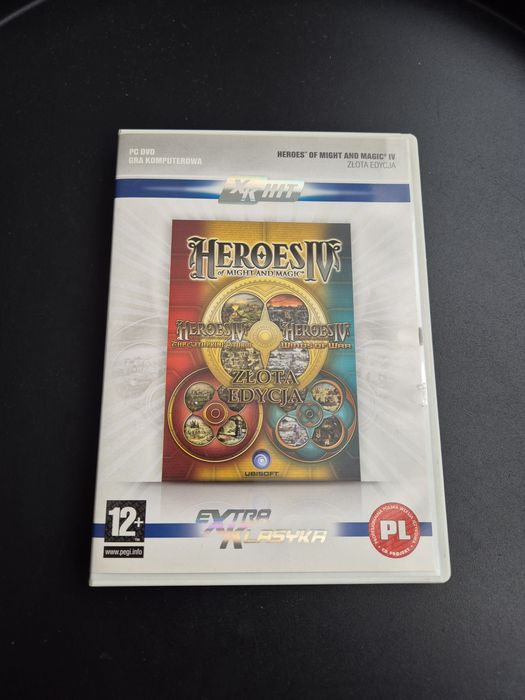 Heroes of might and magic IV złota edycja pc pudełko gra książeczka