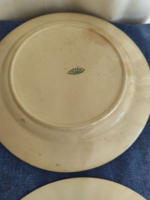 Lote 4 Pratos Antigos – Fábrica Cerâmica Lusitânia (Coimbra, Anos 30)