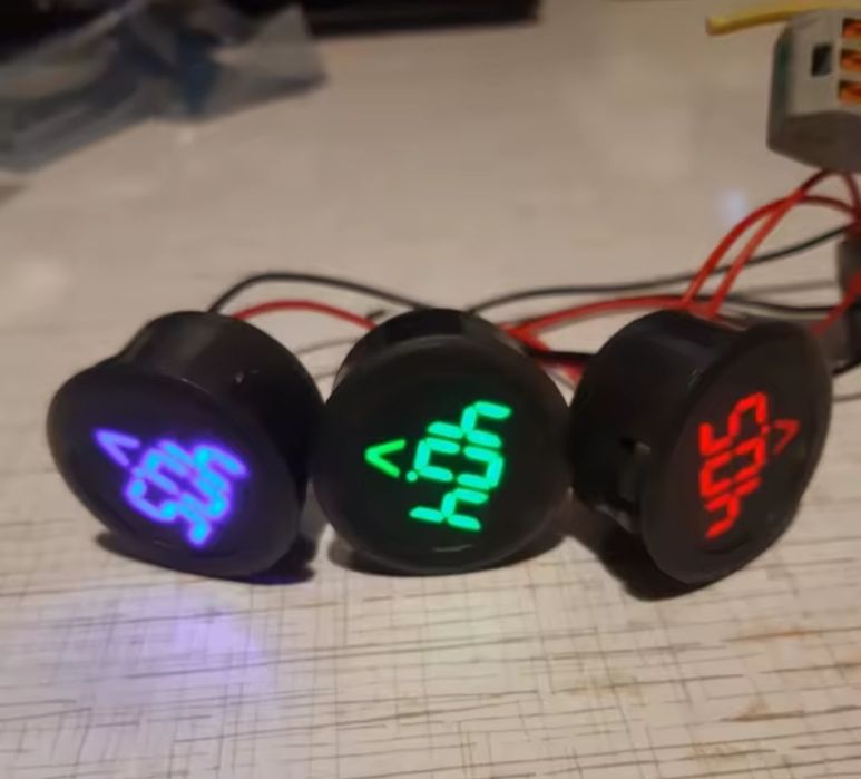 Индикатор DC 4 - 100 В. Врезной. Разные цвета.