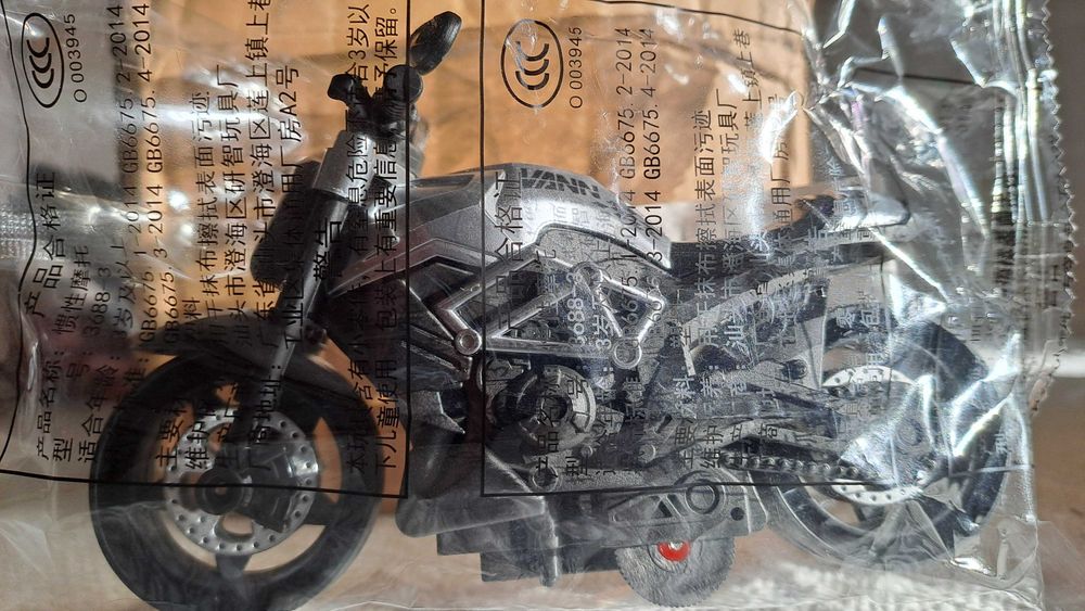 Harley Davidson Motorcycle Miniature. New.