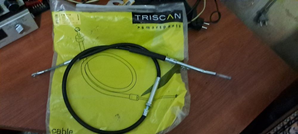 Трос ручника левый с натяжителем BMW e38 новый