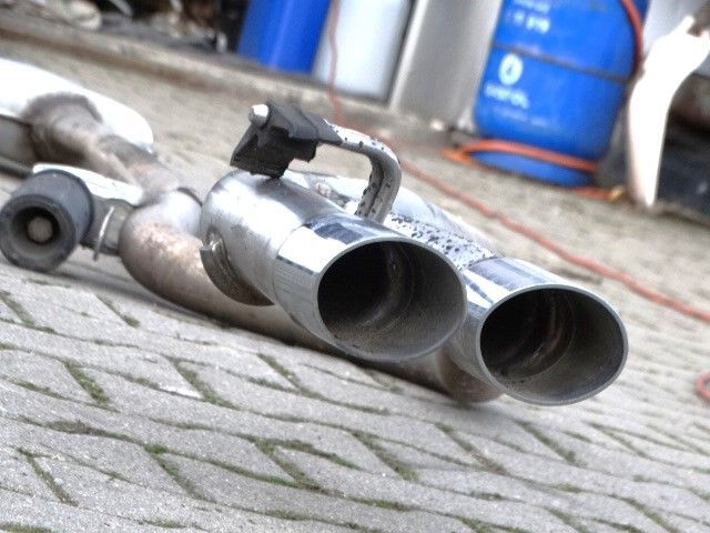 BMW Oryginał ALPINA D3 E90 BiTurbo Tłumik Wydech Katalizator Komplet Oryginał Środkowy Tylny