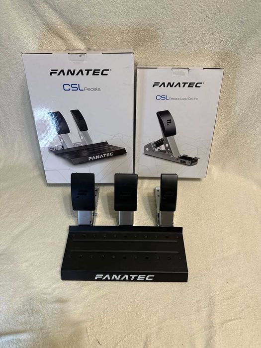 Игровые Педали Fanatec CSL Pedals + Load Cell Kit 90kg Полный Комплект