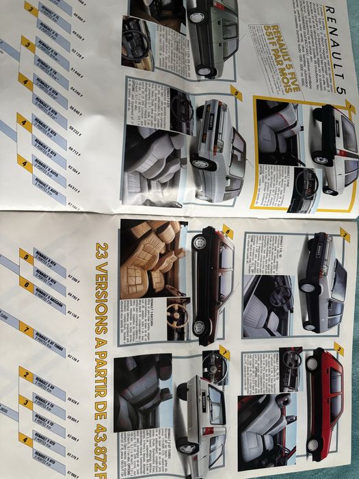 Stare katalogi samochodowe vw golf passat renault volvo