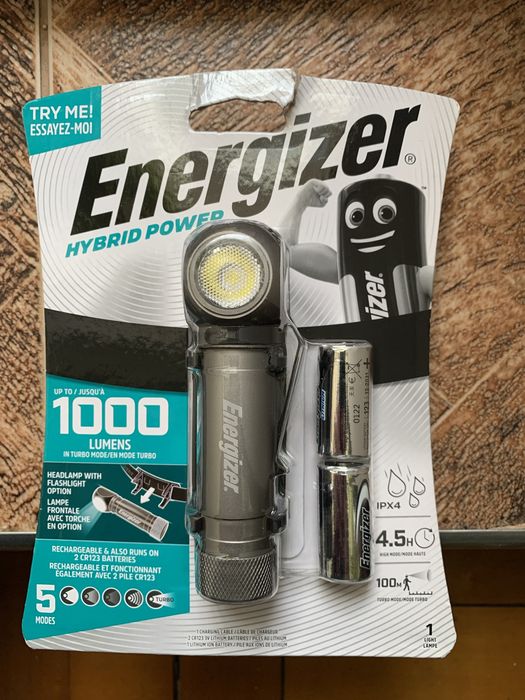 Фонаріки Energizer від 700 - 1300 Люменів