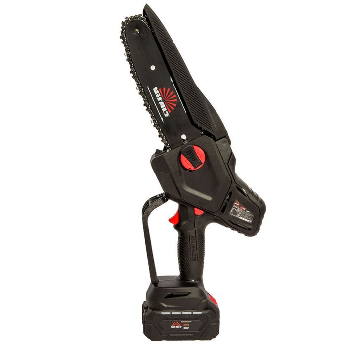 Акумуляторна пила Vitals Professional AKZ 1820ak BL/ акумулятор 4А/г з Type-c та ЗП/ Швидкість ланцюга 12 м/с/ шина 20 см/ Гарантія 5 років/