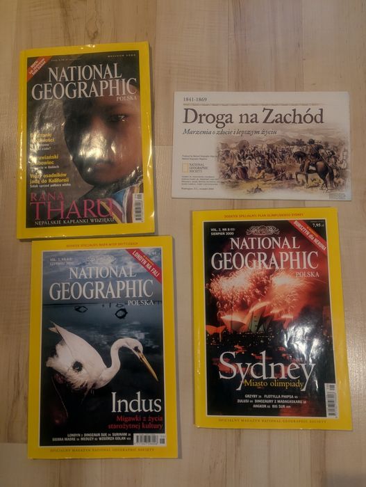 Gazetki National Geographic 3 szt