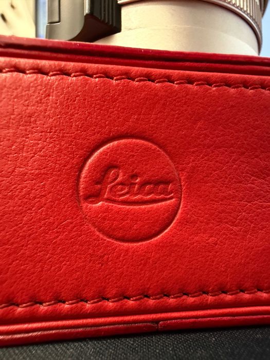 ‼️Christmas Sale‼️ Получехол Leica Q, кожа, красный