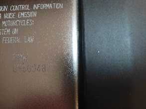 panela de Escape BMW R1250 GS + protecção