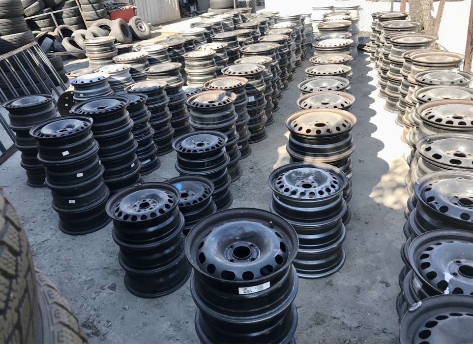 Диски стальні різні розміри та розболтовки опт  5:112 5:114,3 6:130