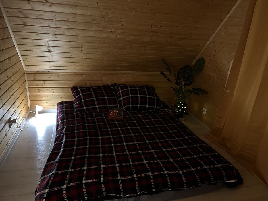 Wynajem domku z sauną i kominkiem dla 10 osób, blisko jezior i rzeki