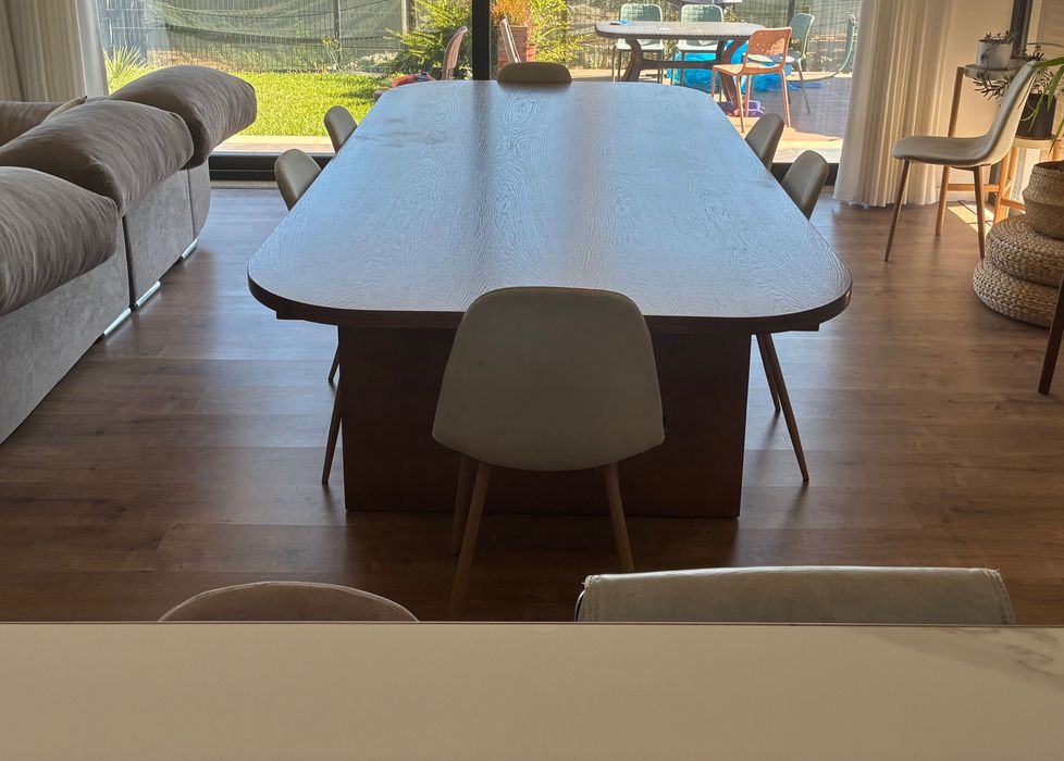 Mesa de Jantar/Reuniões Moderna - Grande Dimensão