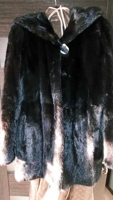 Шуба норкова натуральне хутро б/у