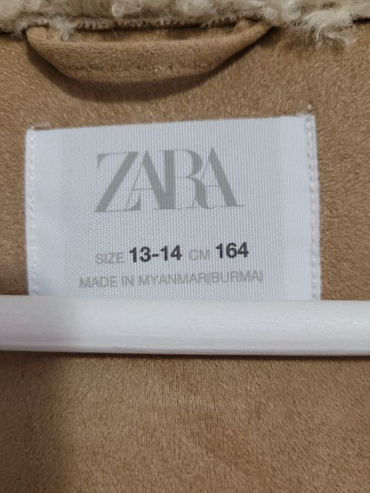 Dziewczęce futerko zara